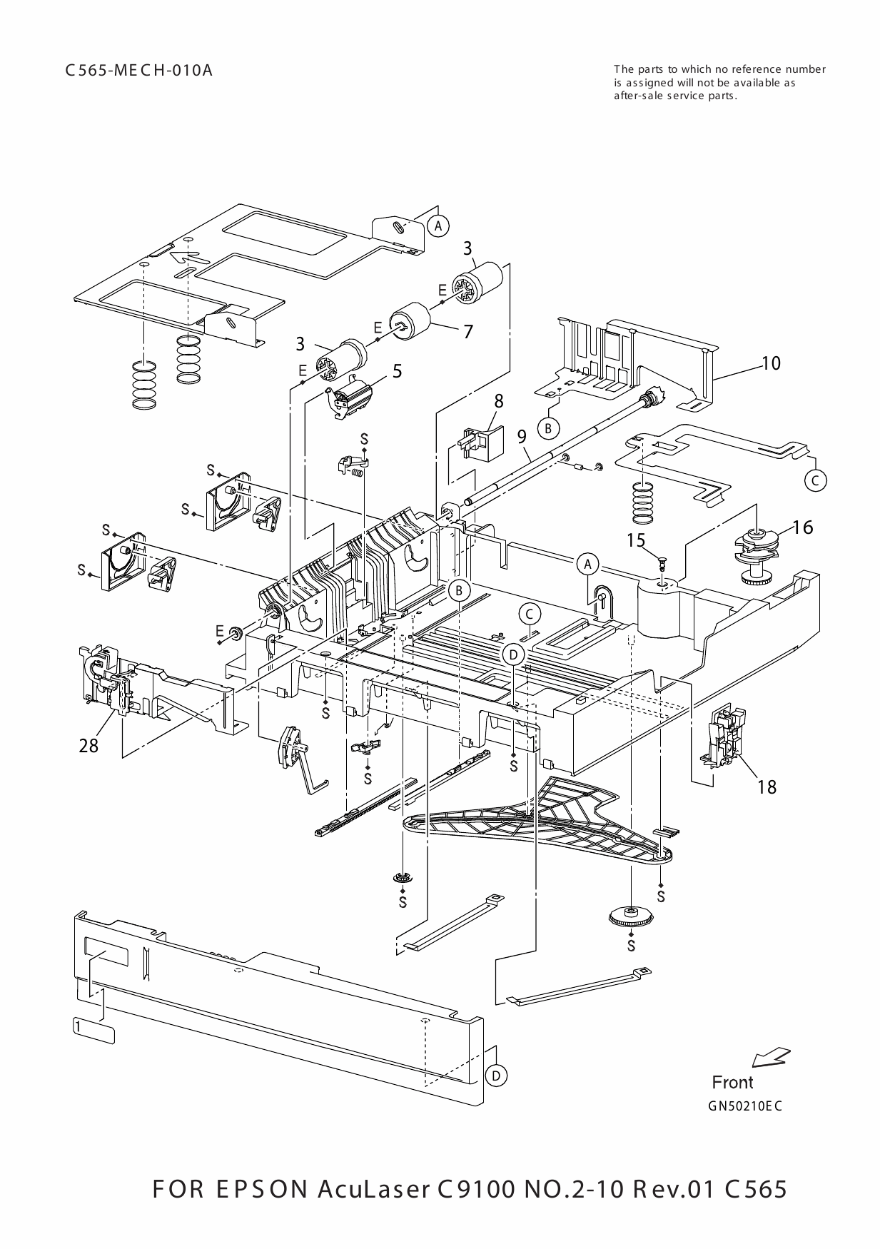 EPSON AcuLaser C9100 Service Manual-5