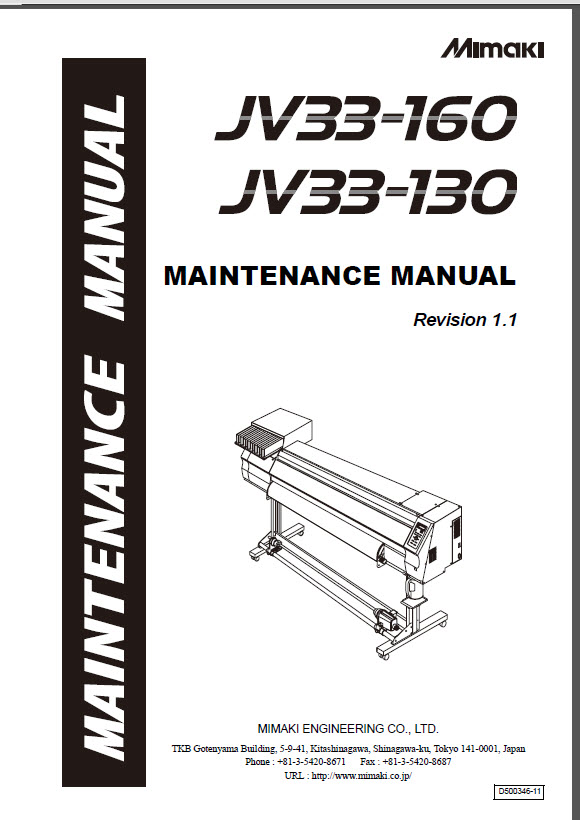 MIMAKI_JV33_160_130_Maintenance_Service_Manual_D500346_2007v1.1-1