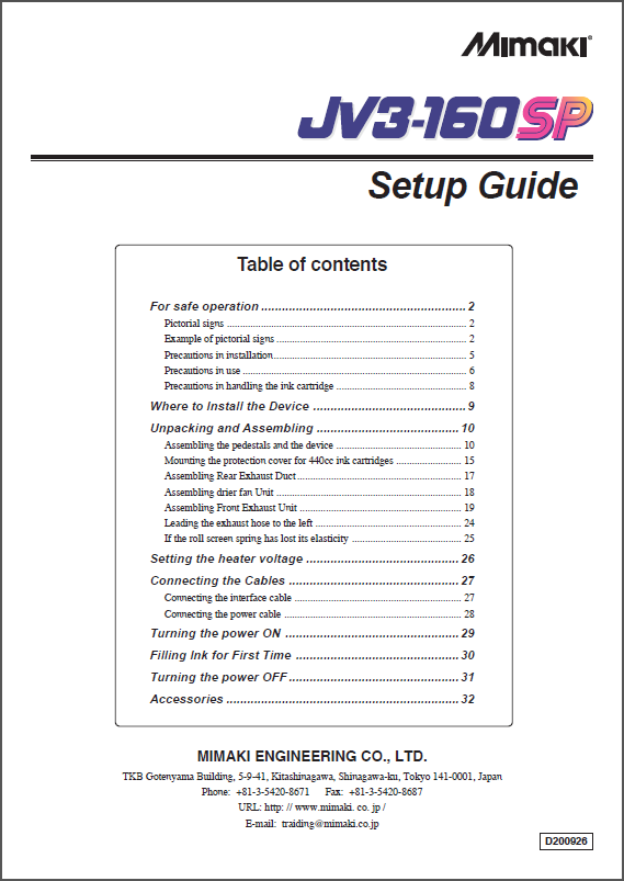 MIMAKI_JV3_160SP_Maintenence_Manual_D500231_2004_v1-10